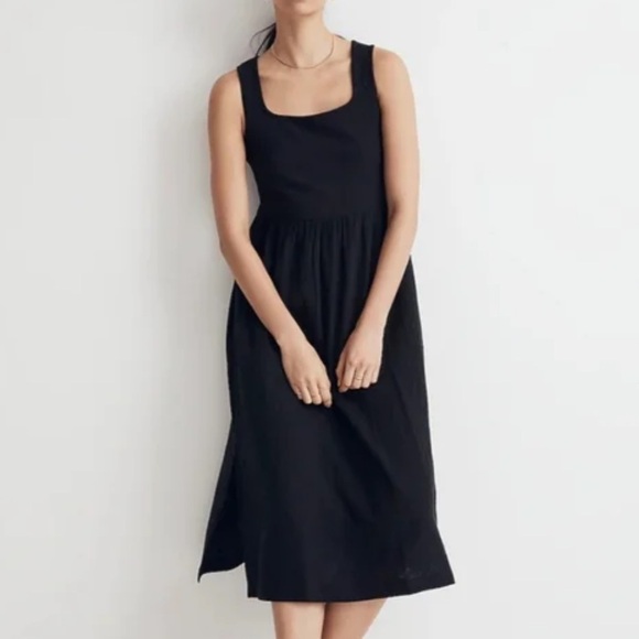 Madewell Black Sleeveless Tank Dress Size XL - Picture 1 of 5